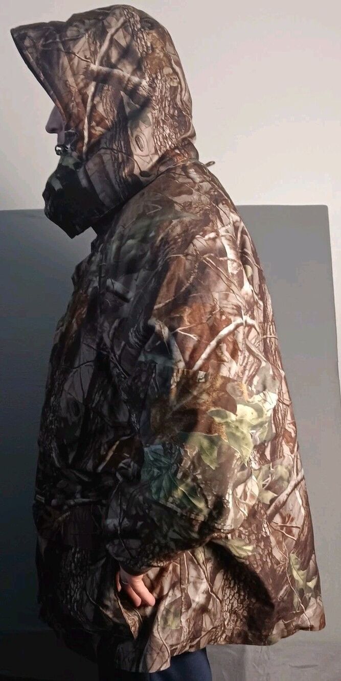 Remington hardwoods hd camo hunting jacket men’s XXL 2-1 insulated coat heavy